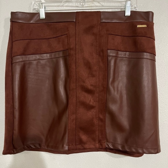 Marc Mew York Andrew Marc  XL mini skirt rust - Picture 1 of 6